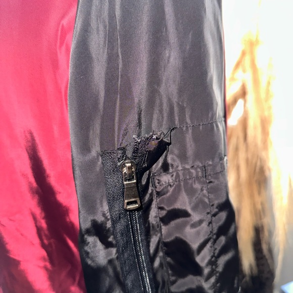 Original Deluxe Men’s black red white Varsity Jacket size XL - Picture 6 of 11